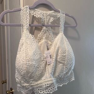 Maurices White Lace Bralette